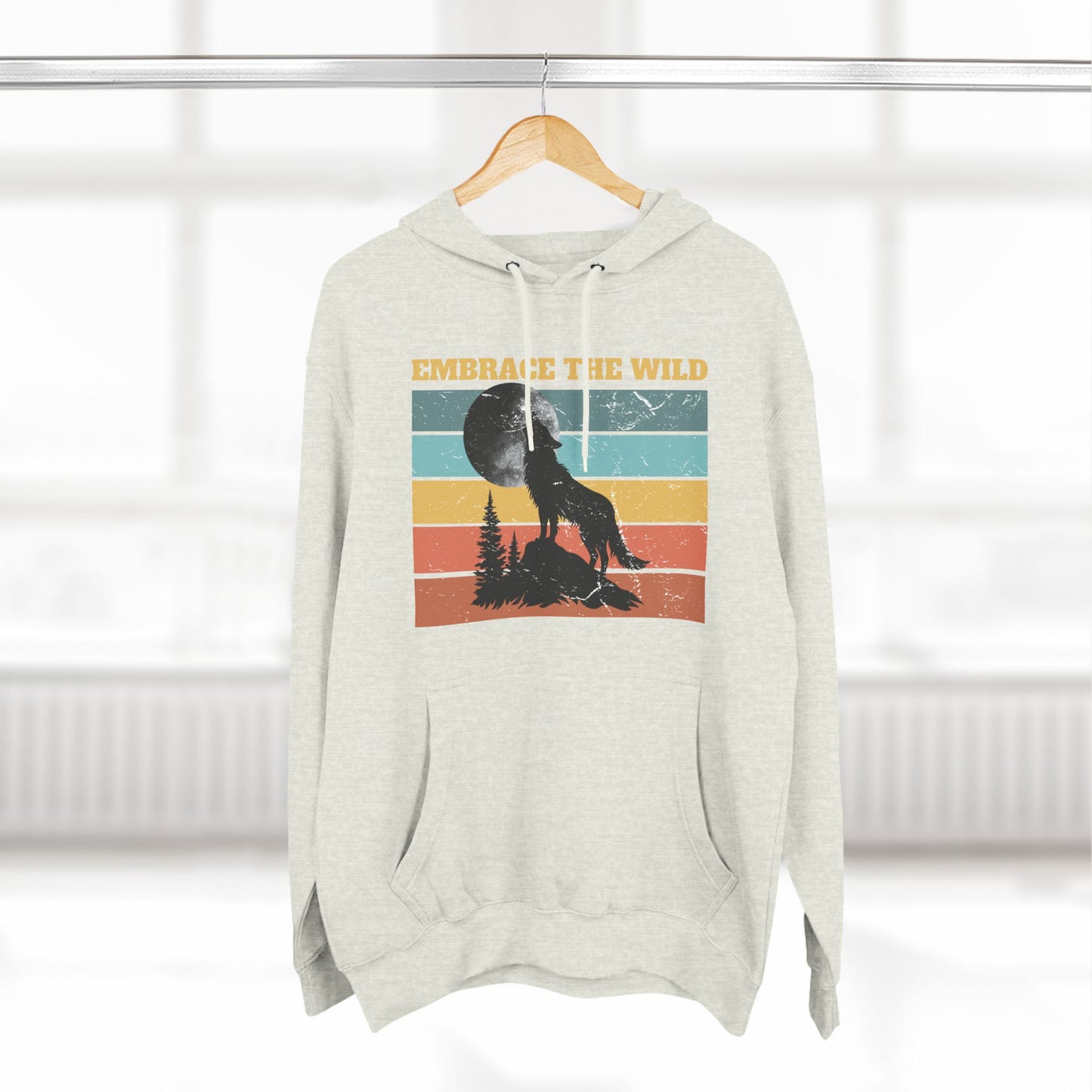 Embrace the Wild Fleece Hoodie | Outdoor Adventure Sweatshirt