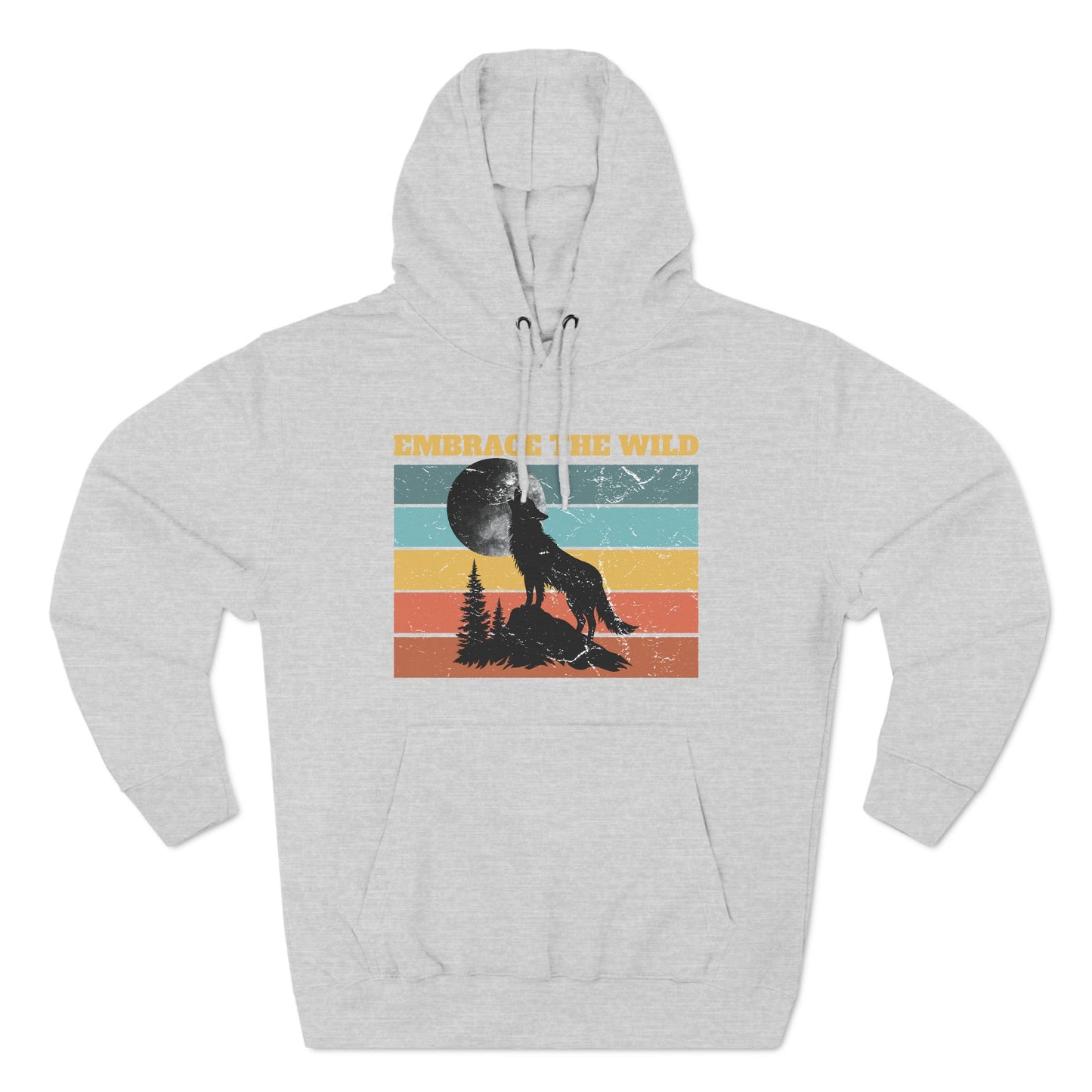 Embrace the Wild Fleece Hoodie | Outdoor Adventure Sweatshirt
