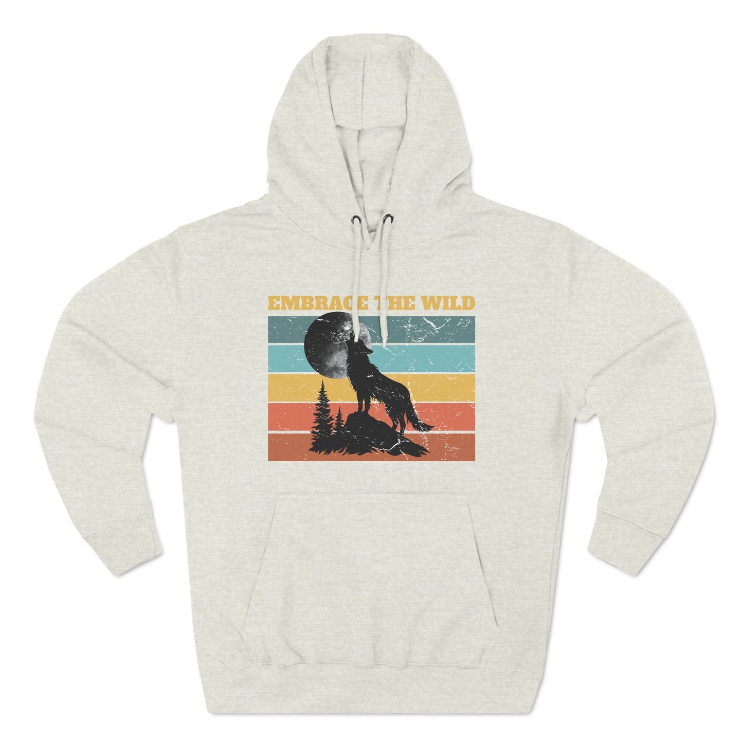 Embrace the Wild Fleece Hoodie | Outdoor Adventure Sweatshirt