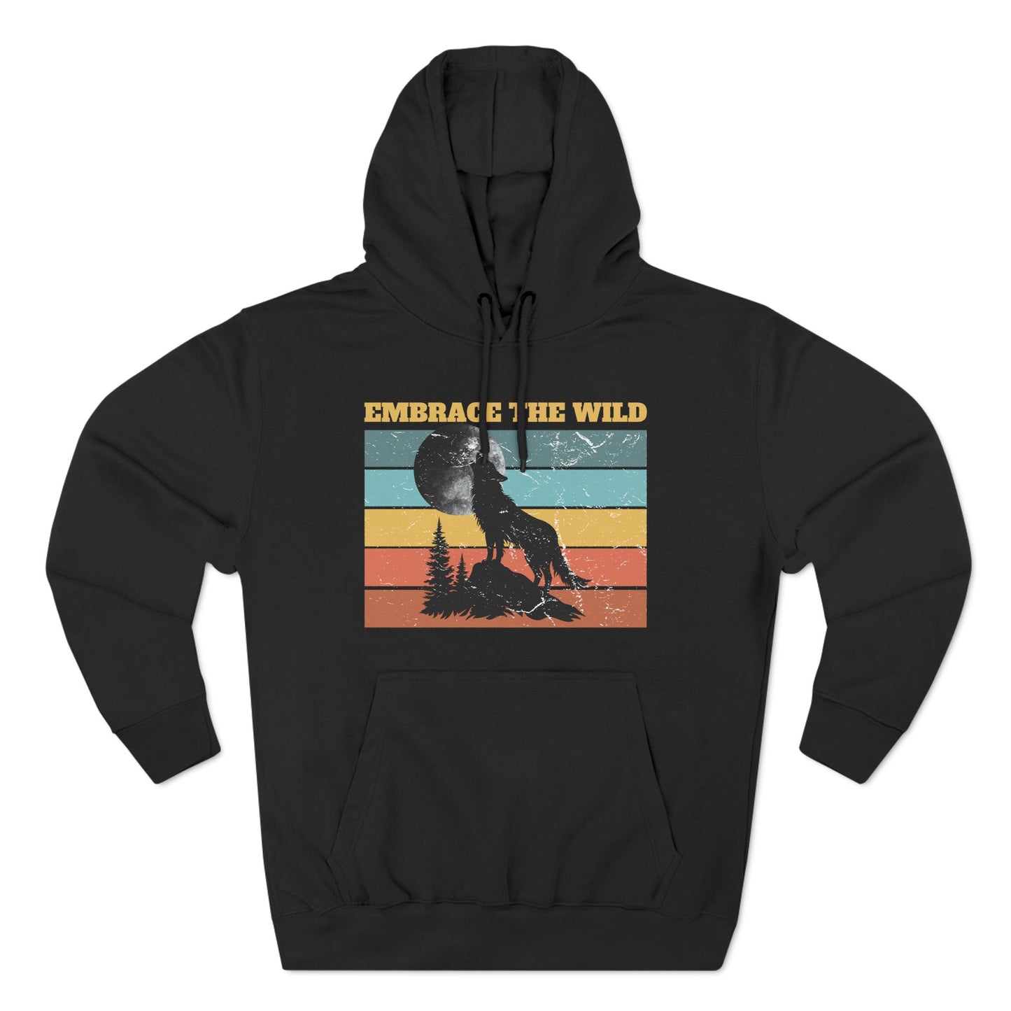 Embrace the Wild Fleece Hoodie | Outdoor Adventure Sweatshirt