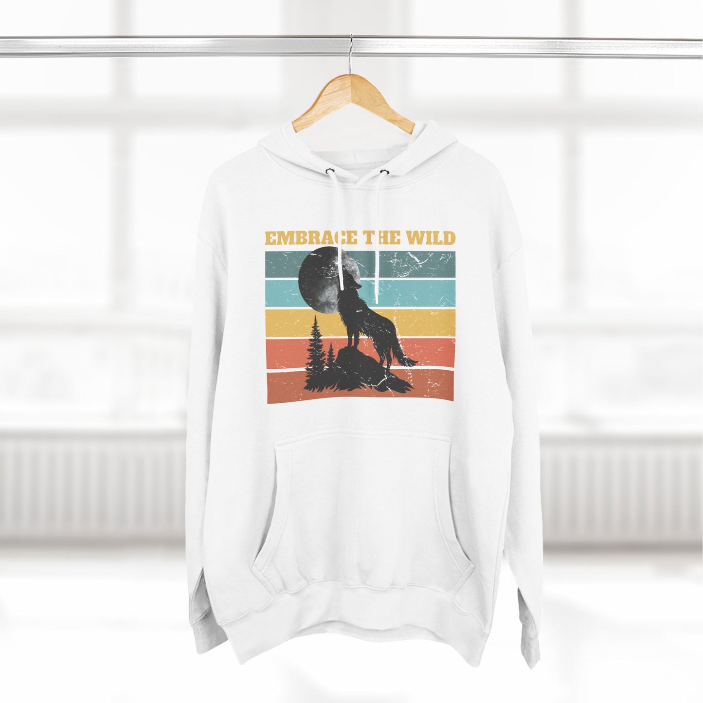 Embrace the Wild Fleece Hoodie | Outdoor Adventure Sweatshirt