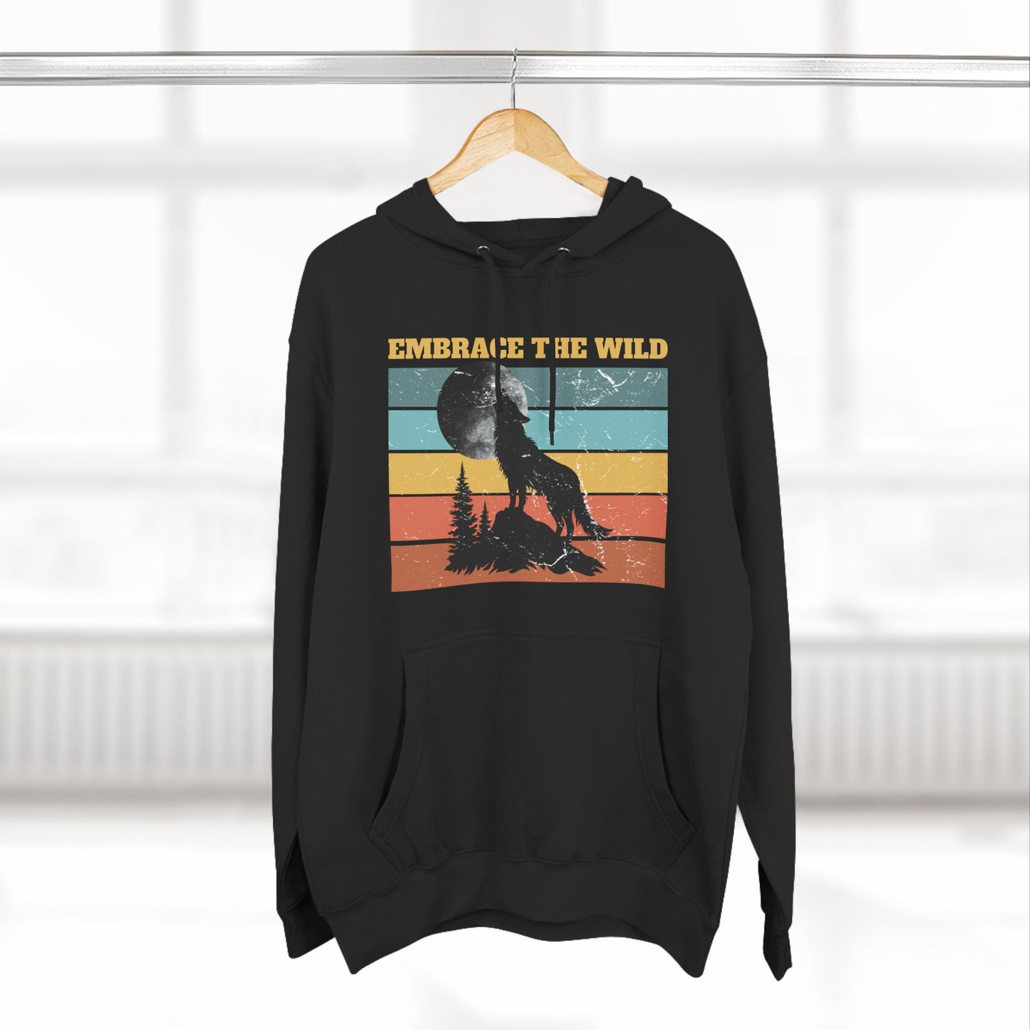 Embrace the Wild Fleece Hoodie | Outdoor Adventure Sweatshirt