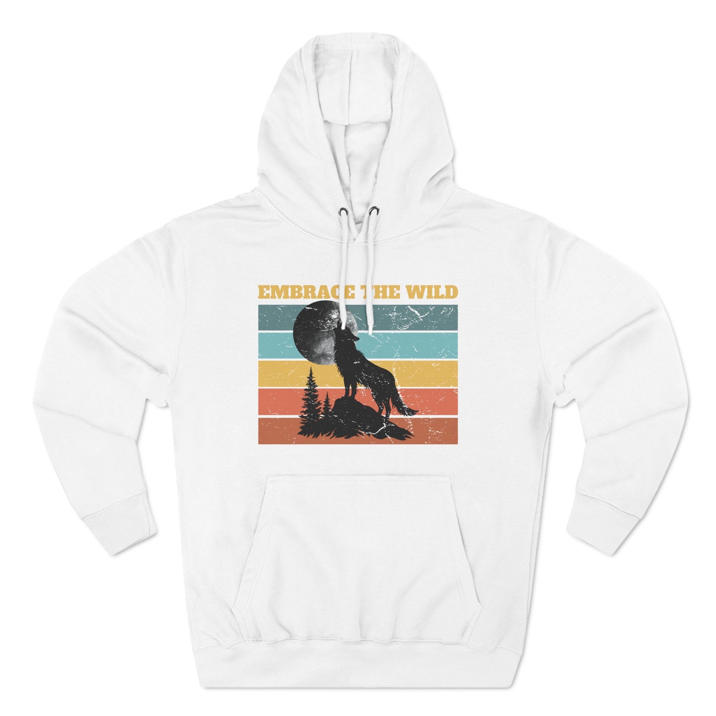 Embrace the Wild Fleece Hoodie | Outdoor Adventure Sweatshirt
