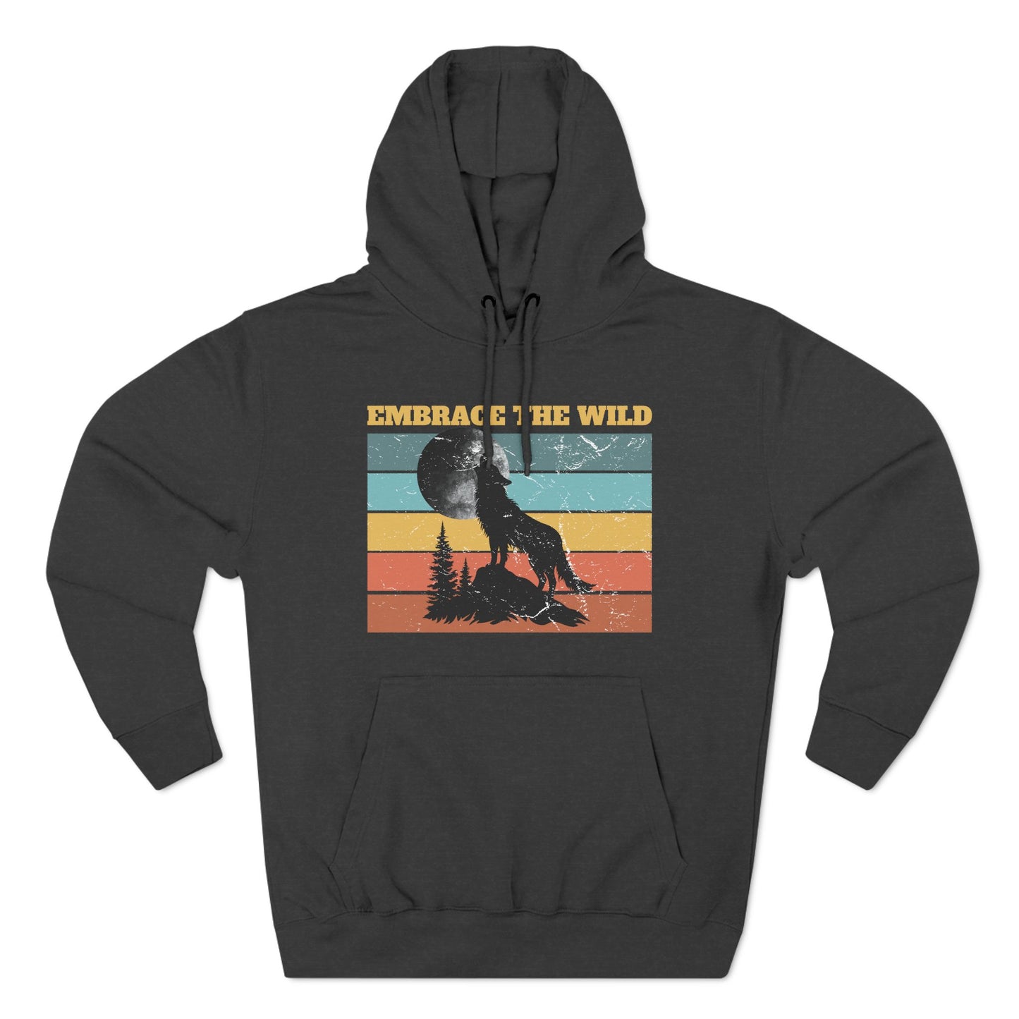 Embrace the Wild Fleece Hoodie | Outdoor Adventure Sweatshirt