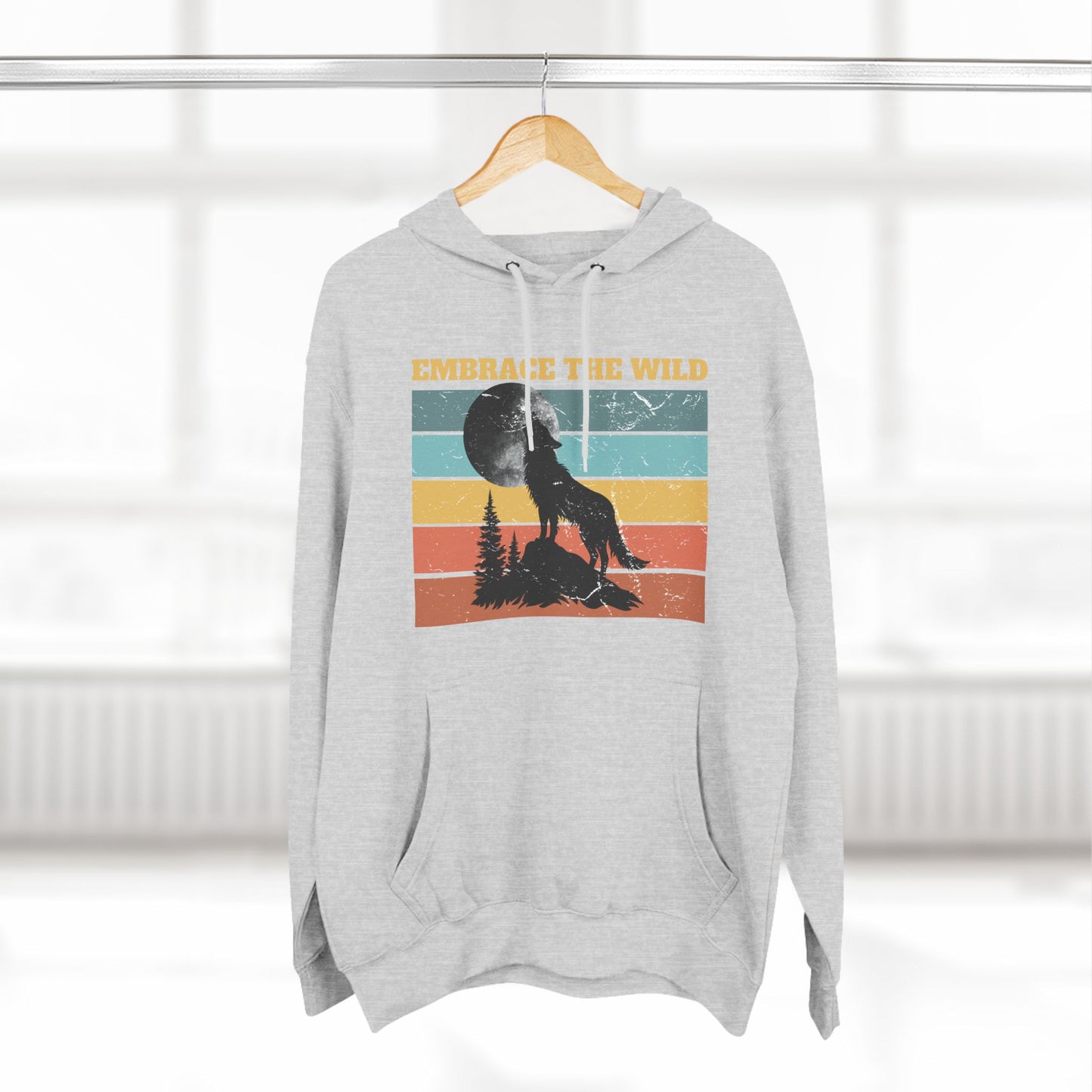Embrace the Wild Fleece Hoodie | Outdoor Adventure Sweatshirt