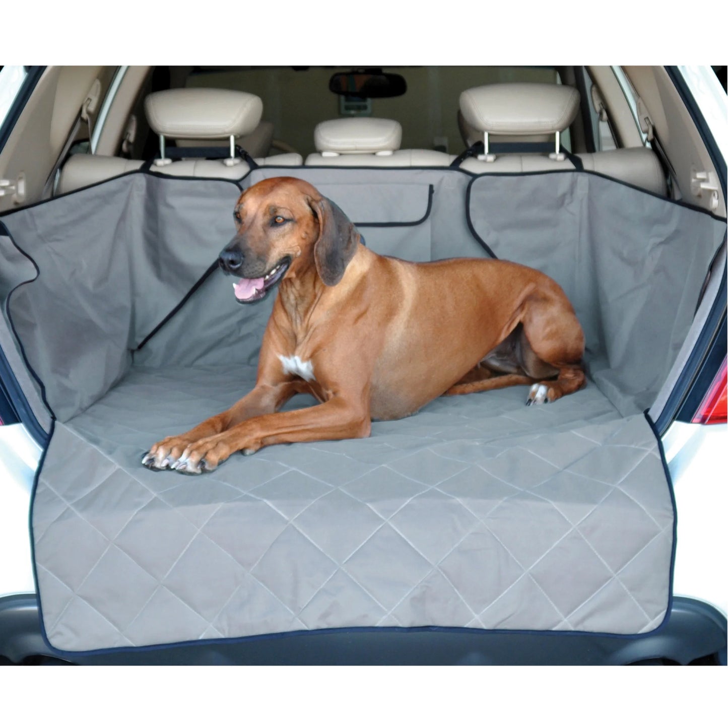 Quilted Pet Cargo Cover, Gray
